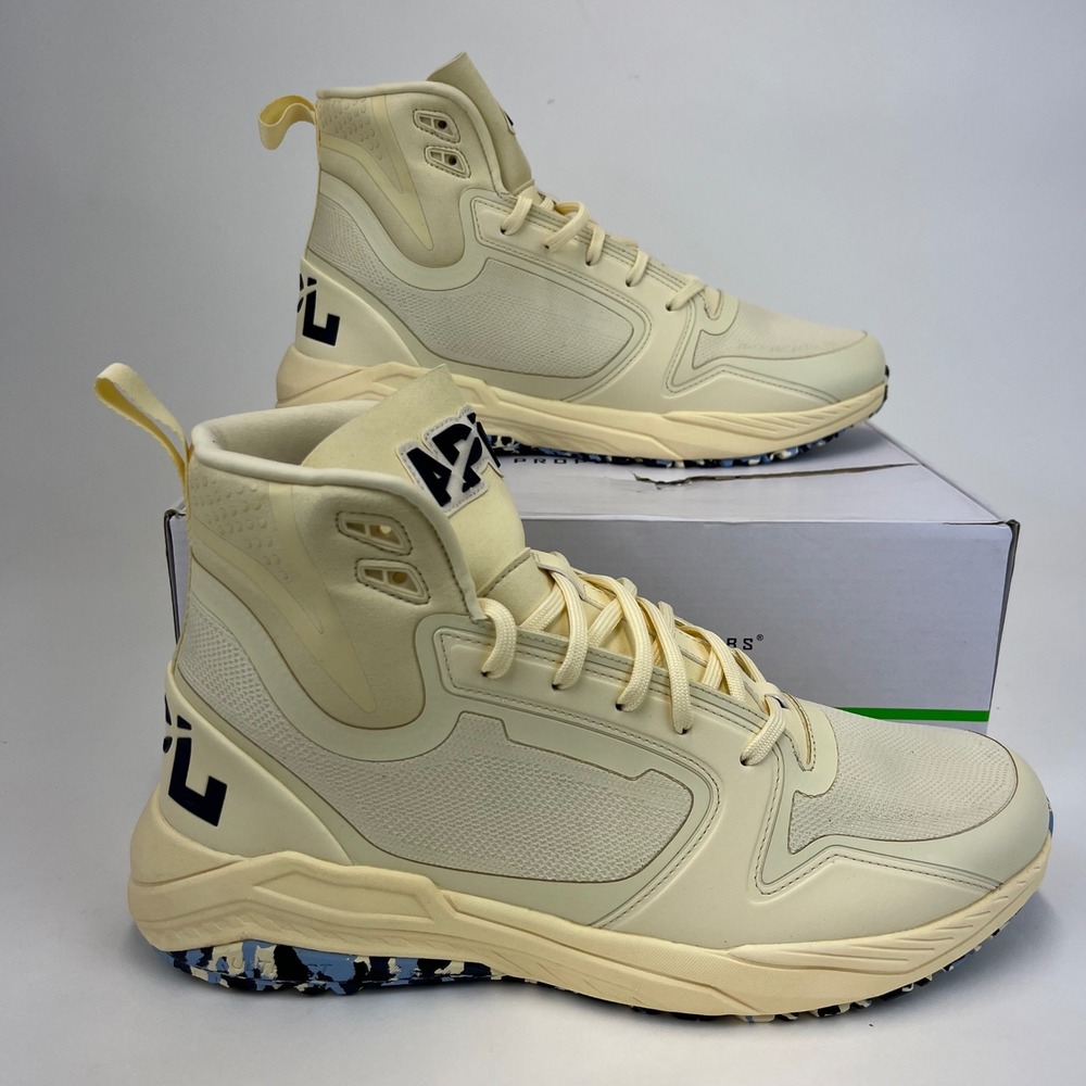 APL TechLoom Defender Sneakers High‎ Top Athletic Training Shoes Vanilla 13